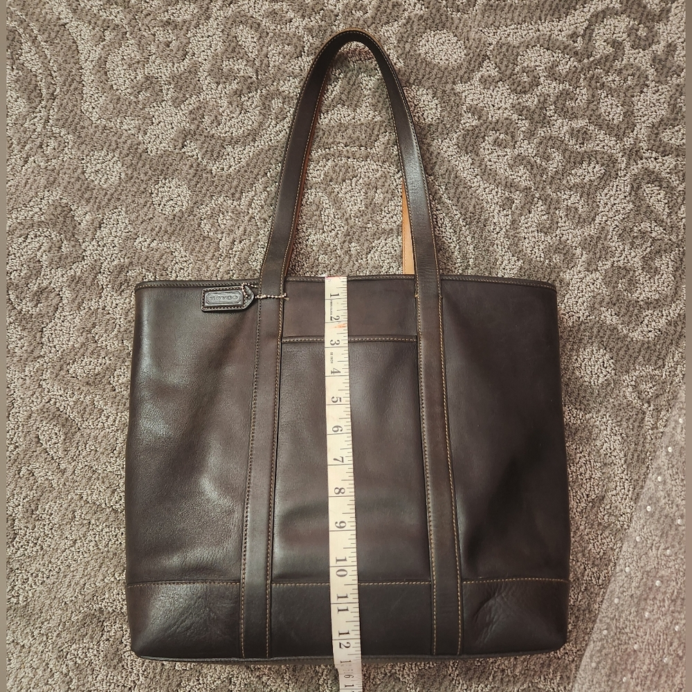 Vintage Coach Leather Tote A3S-5188 - Picture 2 of 9